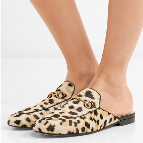 Gucci leopard slides Clearance